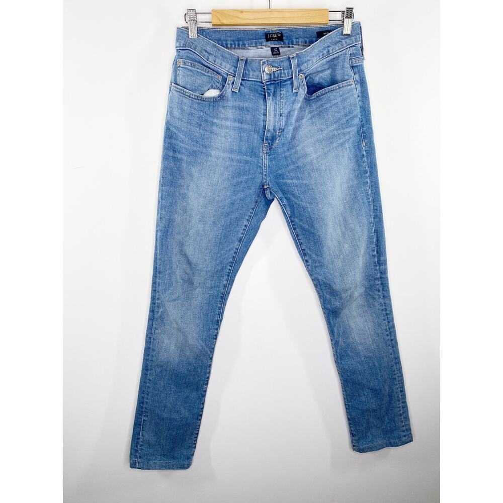 J.Crew Factory Signature Flex Slim Fit Light Wash Blue Jeans Men's Size 29 x 30